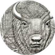 1500 Francs CFA European Bison, Togo, 2012 reverse image