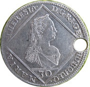 30 Kreuzers - Maria Theresia Prague obverse image
