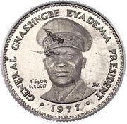 15 000 Francs CFA General Gnassingbe Eyadema, Essai reverse image