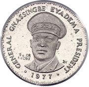 25 000 Francs CFA General Gnassingbe Eyadema, Essai reverse image