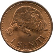 1 Seniti - Taufa'ahau Tupou IV reverse image