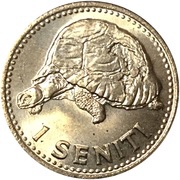 1 Seniti - Taufa'ahau Tupou IV reverse image