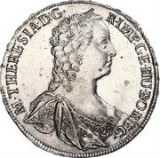 1 Thaler - Maria Theresia Prague obverse image