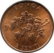 2 Seniti - Taufa'ahau Tupou IV FAO obverse image