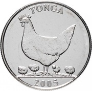 5 Seniti - Taufa'ahau Tupou IV FAO obverse image
