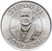 5 Seniti - Tupou VI obverse image