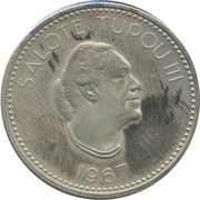 10 Seniti - Salote Tupou III obverse image