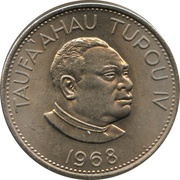 20 Seniti - Taufa'ahau Tupou IV obverse image
