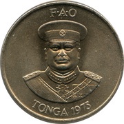 20 Seniti - Taufa'ahau Tupou IV FAO obverse image