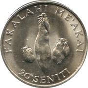 20 Seniti - Taufa'ahau Tupou IV FAO, Tonga, 1981-1996 reverse image