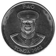 20 Seniti - Taufa'ahau Tupou IV FAO obverse image
