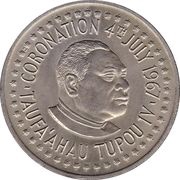 50 Seniti - Taufa'ahau Tupou IV Coronation obverse image