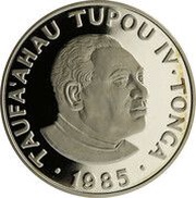 50 Seniti - Taufa'ahau Tupou IV Rolls Royce Cars obverse image