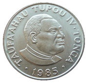 50 Seniti - Tāufaʻahau Tupou IV Wedding Day Portrait of the Queen Mother obverse image