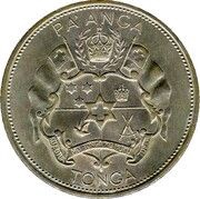 1 Pa'anga - Salote Tupou III, Tonga, 1967 reverse image