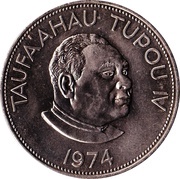 1 Pa'anga - Taufa'ahau Tupou IV obverse image