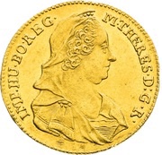 1 Ducat - Maria Theresia Prague obverse image