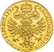 1 Ducat - Maria Theresia Prague reverse image