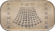1 Pa'anga - Taufa'ahau Tupou IV FAO, Tonga, 1977 reverse image