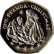 1 Pa'anga - Taufa'ahau Tupou IV Christmas, Tonga, 1983 reverse image