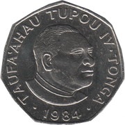 1 Pa'anga - Taufa'ahau Tupou IV Christmas obverse image