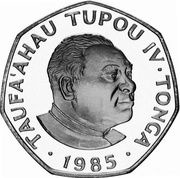 1 Pa'anga - Taufa'ahau Tupou IV Peace Dove; Silver Proof Issue obverse image