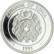 1 Pa'anga - Taufa'ahau Toupou IV Explorers obverse image