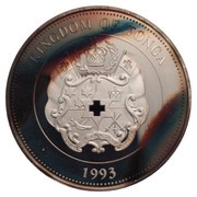 1 Pa'anga - Taufa'ahau Toupou IV Hermann Oberth obverse image