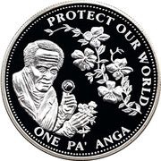1 Pa'anga - Taufa'ahau Tupou IV Alexander von Humboldt, Tonga, 1993 reverse image