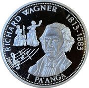 1 Pa'anga Richard Wagner, Tonga, 1993 reverse image