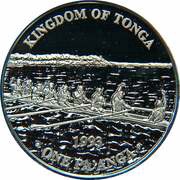 1 Pa'anga - Taufa'ahau Tupou IV 75th Birthday, Tonga, 1993 reverse image