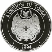 1 Pa'anga - Taufa'ahau Tupou IV Javelin obverse image