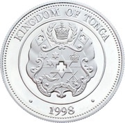 1 Pa'anga - Tāufaʻahau Tupou IV Catamaran obverse image