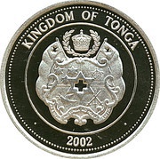 1 Pa'anga - Taufa'ahau Tupou IV Luxembourg Franc obverse image