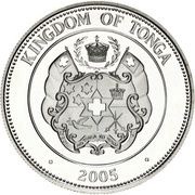 1 Pa'anga - Taufa'ahau Tupou IV HMS Beagle obverse image