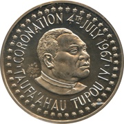 2 Pa'anga - Taufa'ahau Tupou IV Coronation obverse image
