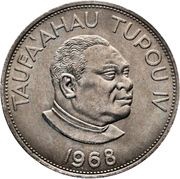 2 Pa'anga - Taufa'ahau Tupou IV obverse image