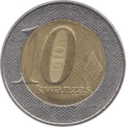 10 Kwanzas reverse image