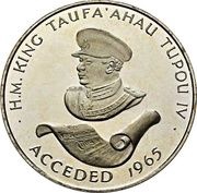 5 Pa'anga - Taufa’ahau Tupou IV Constitution Centennial obverse image