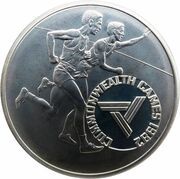 10 Pa'anga - Taufa'ahau Tupou IV Commonwealth Games 1982, Tonga, 1982 reverse image