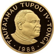 10 Pa'anga - Taufa’ahau Tupou IV Boxing obverse image