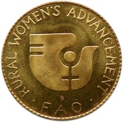 20 Pa'anga - Taufa'ahau Tupou IV FAO, Tonga, 1980 reverse image