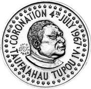 ¼ Hau - Taufa’ahau Tupou IV King's 50th Birthday obverse image