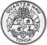 ¼ Hau - Taufa’ahau Tupou IV King's 50th Birthday reverse image