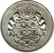 ½ Hau - Taufa’ahau Tupou IV Coronation reverse image