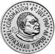 ½ Hau - Taufa’ahau Tupou IV King's 50th Birthday obverse image