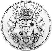 ½ Hau - Taufa’ahau Tupou IV King's 50th Birthday reverse image