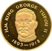 50 Pa'anga - Taufa’ahau Tupou IV King George Tupou II obverse image