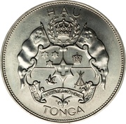1 Hau - Taufa’ahau Tupou IV Coronation reverse image