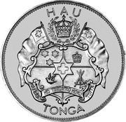 1 Hau - Taufa’ahau Tupou IV King's 50th Birthday reverse image